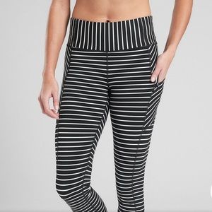 Athleta Stripe Contender 7/8 Tights